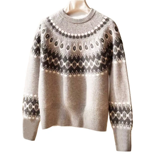 Designer Fair Isle-genser