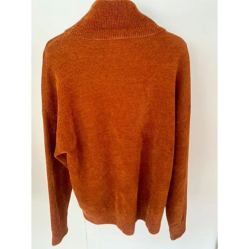 Orange Wool Sweater best