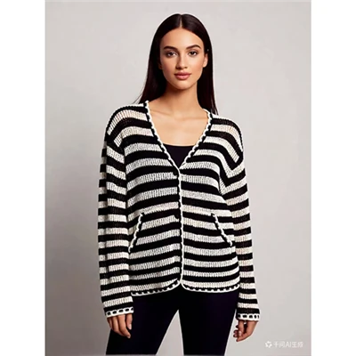 Cashmere designerstrikk for damer