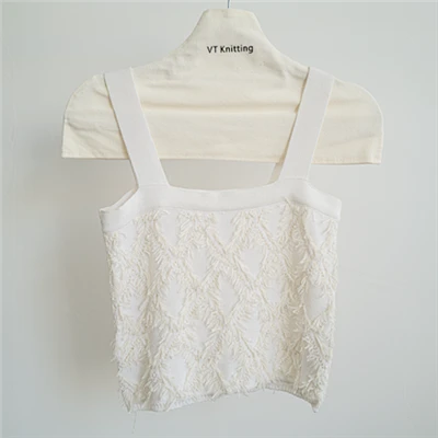 Cropped Knit Sweater Vest