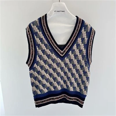 High - Fashion Wool Blend Gensere