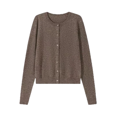 Dame designer V-hals langermet hengende farget jakke