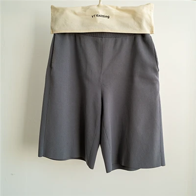 Strikkeshorts for menn med lommer