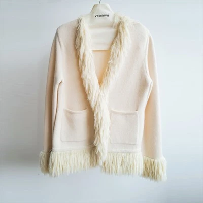 Varm ullcardigan dame