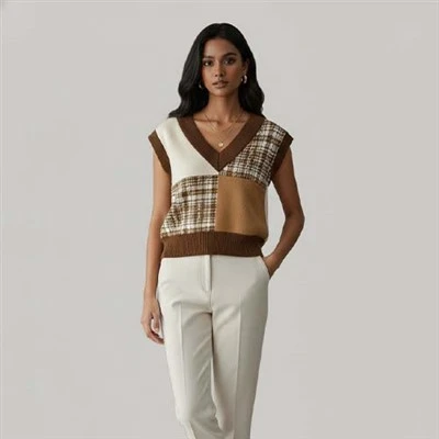 Ullstrikket vest